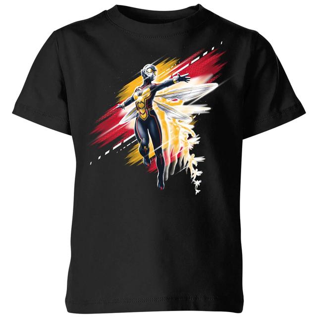 Ant-Man and the Wasp Brushed Kinder T-shirt - Zwart - 110/116 (5-6 jaar) - Zwart on Productcaster.