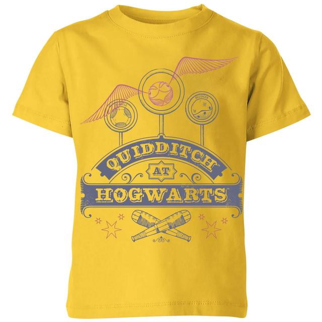 Camiseta Harry Potter Quidditch en Hogwarts - Niño - Amarillo - 3-4 años on Productcaster.