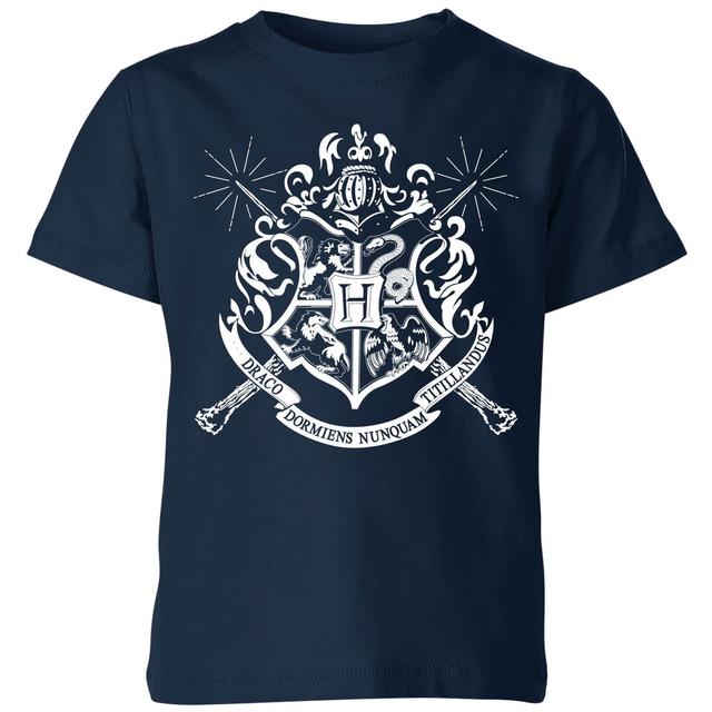 Camiseta Harry Potter Escudo Hogwarts - Niño - Azul marino - 7-8 años on Productcaster.