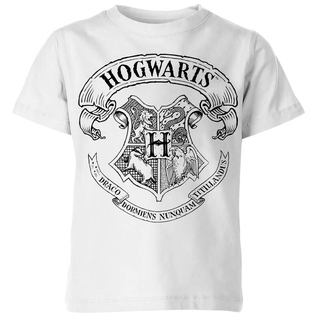 Camiseta Harry Potter Escudo Hogwarts - Niño - Blanco - 11-12 años on Productcaster.