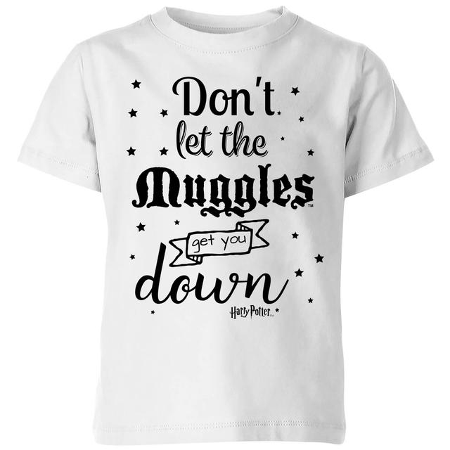 Camiseta Harry Potter Don't Let The Muggles Get You Down - Niño - Blanco - 9-10 años on Productcaster.