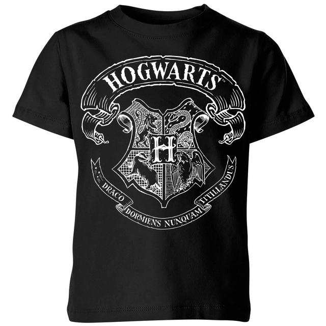 Camiseta Harry Potter Escudo Hogwarts - Niño - Negro - 7-8 años on Productcaster.