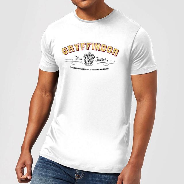 Camiseta Harry Potter Gryffindor Equipo Quidditch - Hombre - Blanco - M on Productcaster.