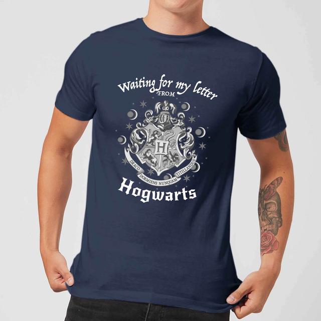 Harry Potter Waiting For My Letter From Hogwarts Men's T-Shirt - Navy - M on Productcaster.