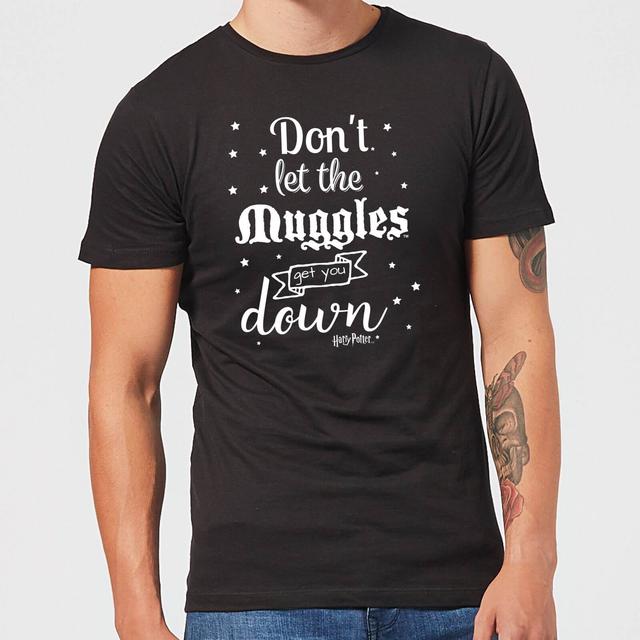 Harry Potter Don't Let The Muggles Get You Down Herren T-Shirt - Schwarz - M on Productcaster.