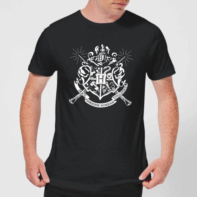 T-Shirt Homme Emblèmes des Maisons de Poudlard - Harry Potter - Noir - XS on Productcaster.