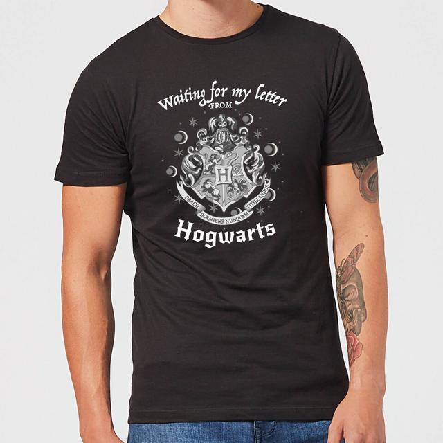 Camiseta Harry Potter Waiting For My Letter - Hombre - Negro - S on Productcaster.