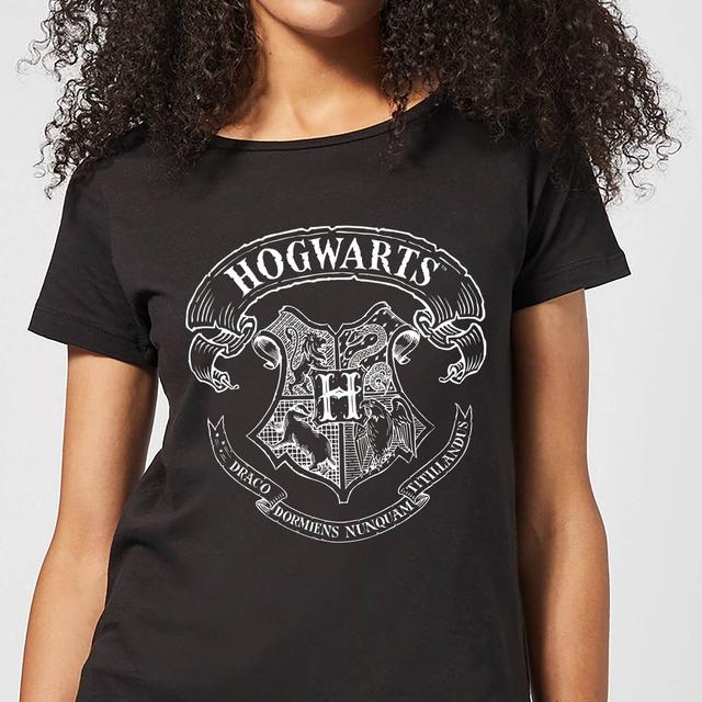 Camiseta Harry Potter Escudo Hogwarts - Mujer - Negro - M on Productcaster.