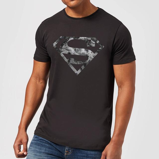 Camiseta DC Comics Superman Logo Mármol - Hombre - Negro - 3XL on Productcaster.