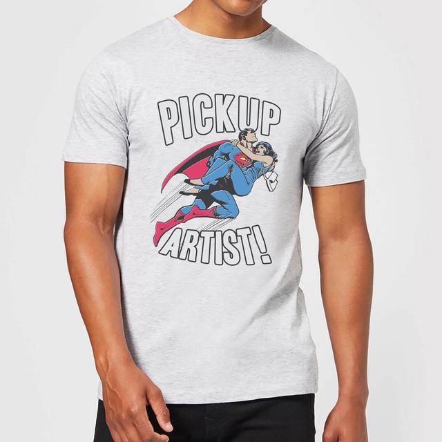 DC Originals Superman Pickup Artist Herren T-Shirt - Grau - XS on Productcaster.