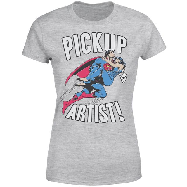 DC Originals Superman Pickup Artist Women's T-Shirt - Grey - 4XL - Grigio on Productcaster.