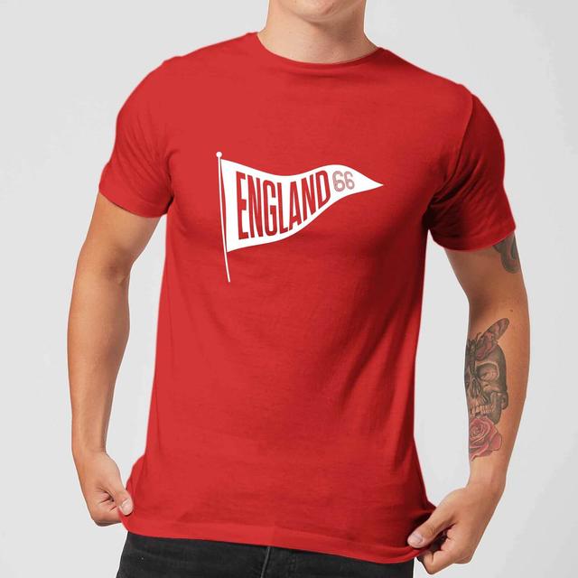 England Pennant Herren T-Shirt - Rot - M - Rot on Productcaster.