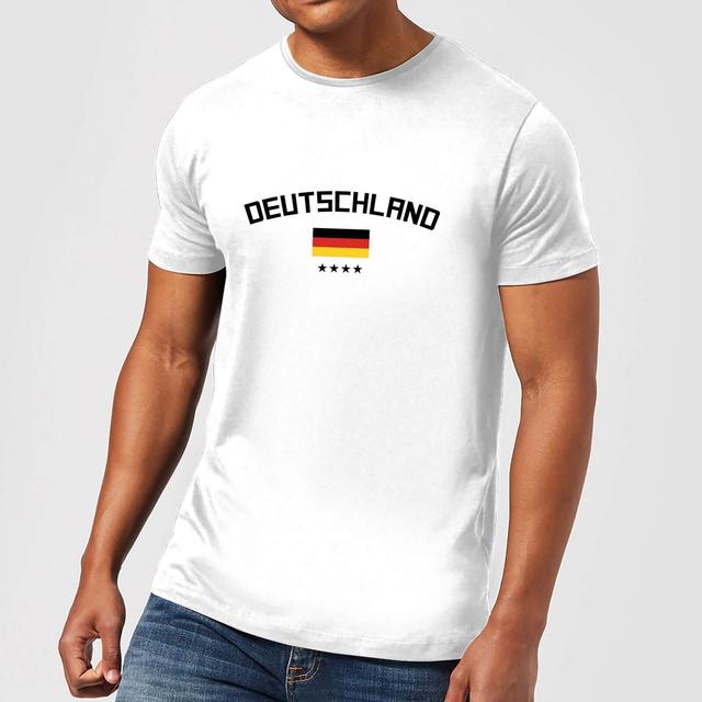 Fussball Weltmeisterschaft Deutschland Herren T-Shirt - Weiß - L - Weiß on Productcaster.