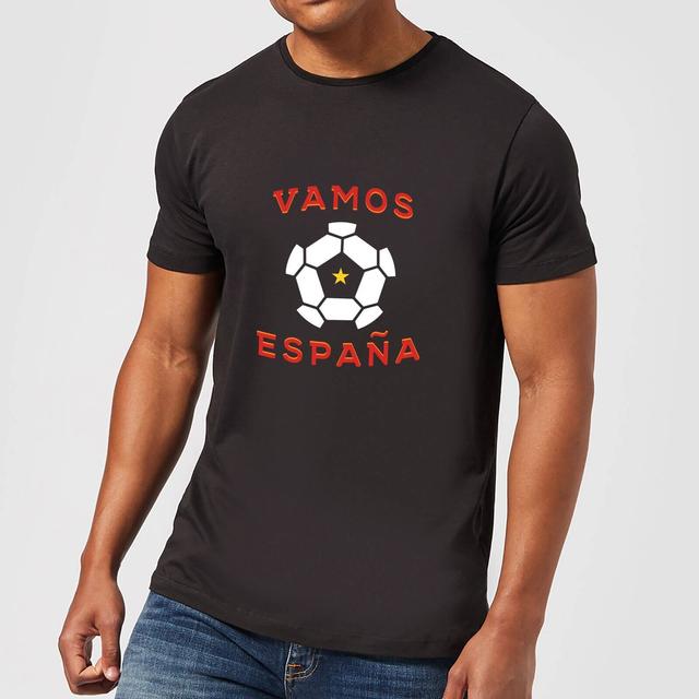 Vamos Espana Herren T-Shirt - Schwarz - M - Schwarz on Productcaster.