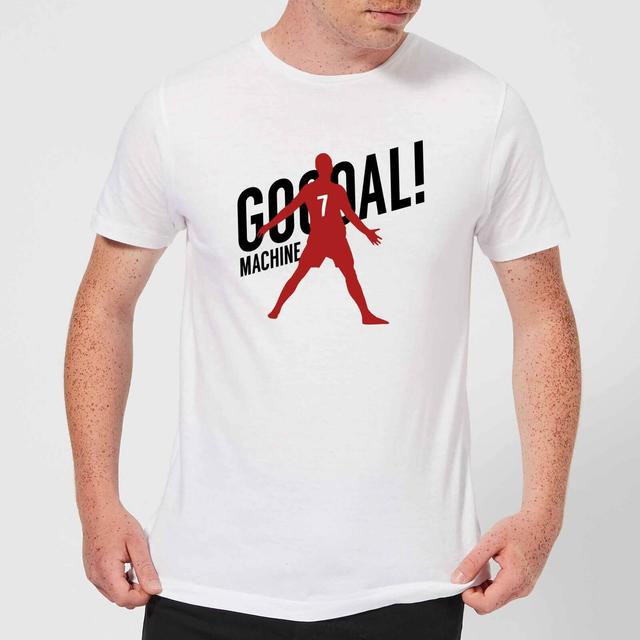 Goal Machine Herren T-Shirt - Weiß - XL - Weiß on Productcaster.