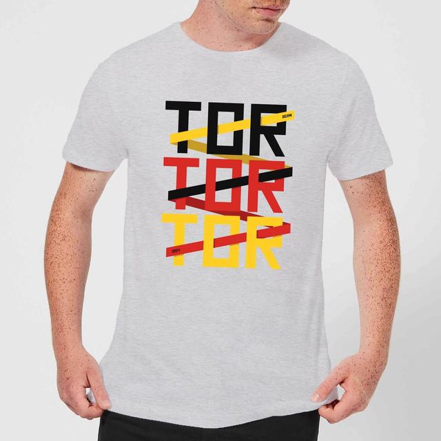 TOR TOR TOR Men's T-Shirt - Grey - XXL - Grey on Productcaster.