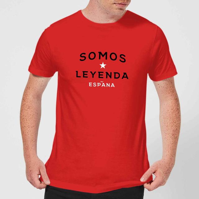 Somos Leyenda Herren T-Shirt - Rot - XL - Rot on Productcaster.