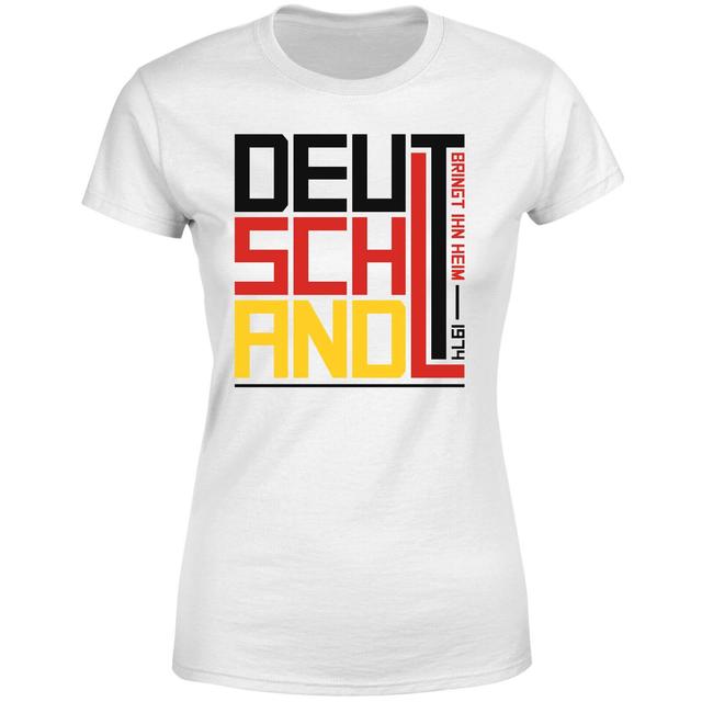 Deutschland Women's T-Shirt - White - XL - White on Productcaster.