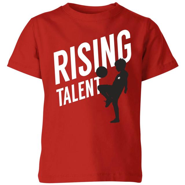 Rising Talent Kinder T-Shirt - Rot - 9-10 Jahre - Rot on Productcaster.