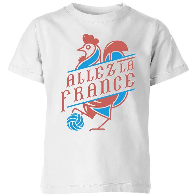 Allez La France Kinder T-Shirt - Weiß - 3-4 Jahre - Weiß on Productcaster.