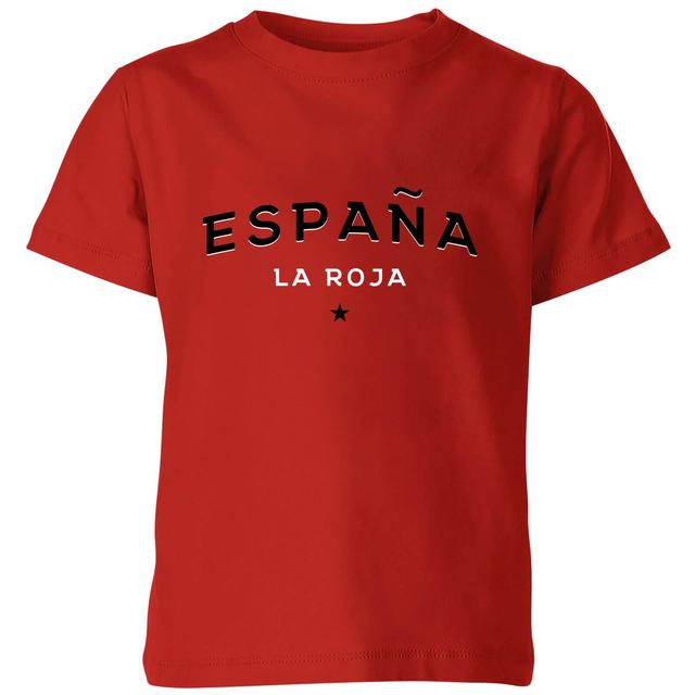 Espana La Roja Kinder T-Shirt - Rot - 3-4 Jahre - Rot on Productcaster.