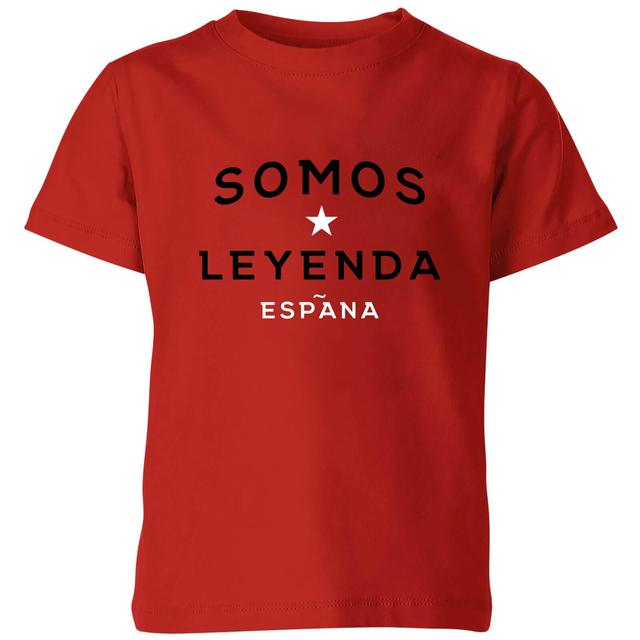 Somos Leyenda Kinder T-Shirt - Rot - 7-8 Jahre - Rot on Productcaster.