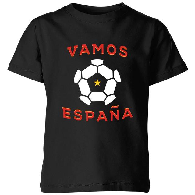 Vamos Espana Kinder T-Shirt - Schwarz - 3-4 Jahre - Schwarz on Productcaster.