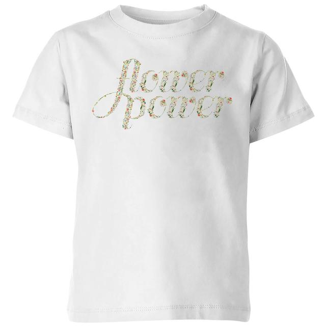 My Little Rascal Flower Power Kids' T-Shirt - White - 9-10 Jahre - Weiß on Productcaster.