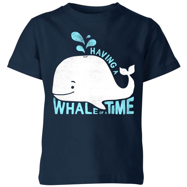 My Little Rascal Having A Whale Of A Time Kids' T-Shirt - Navy - 11-12 Jahre - Marineblau on Productcaster.