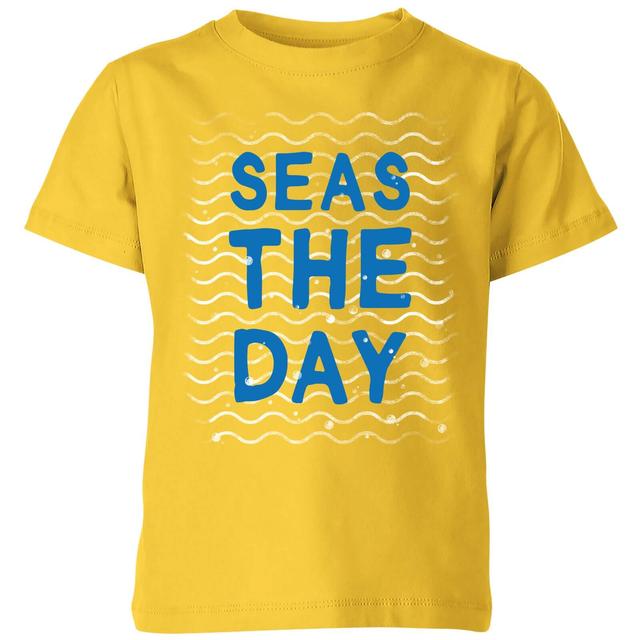 My Little Rascal Seas The Day Kids' T-Shirt - Yellow - 9-10 Jahre - Gelb on Productcaster.