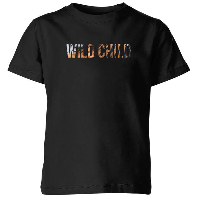 My Little Rascal Wild Child Kids' T-Shirt - Black - 3-4 Years - Black on Productcaster.