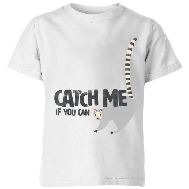 My Little Rascal Catch Me If You Can Kids' T-Shirt - White - 9-10 Jahre - Weiß on Productcaster.