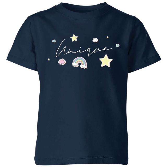 My Little Rascal UNIQUE Kids' T-Shirt - Navy - 7-8 Jahre - Marineblau on Productcaster.