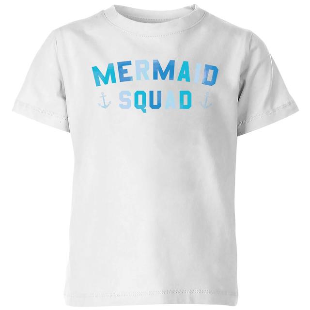 My Little Rascal Mermaid Squad Kids' T-Shirt - White - 9-10 Jahre - Weiß on Productcaster.