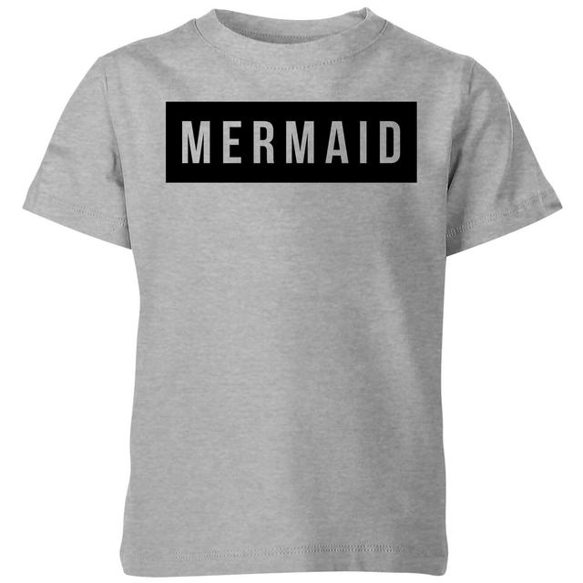 My Little Rascal Mermaid Kids' T-Shirt - Grey - 7-8 Jahre - Grau on Productcaster.