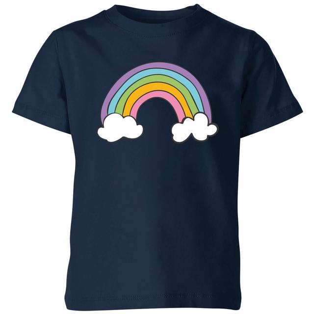 My Little Rascal Rainbow Kids' T-Shirt - Navy - 7-8 Jahre - Marineblau on Productcaster.