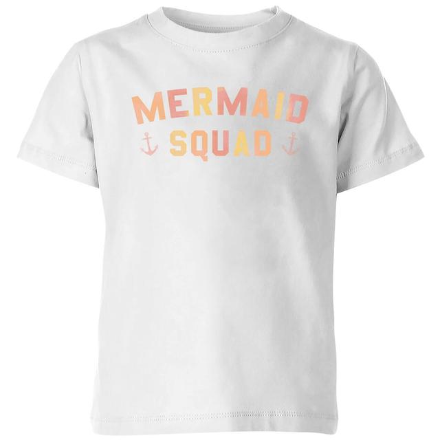 My Little Rascal Mermaid Squad Kids' T-Shirt - White - 5-6 Jahre - Weiß on Productcaster.