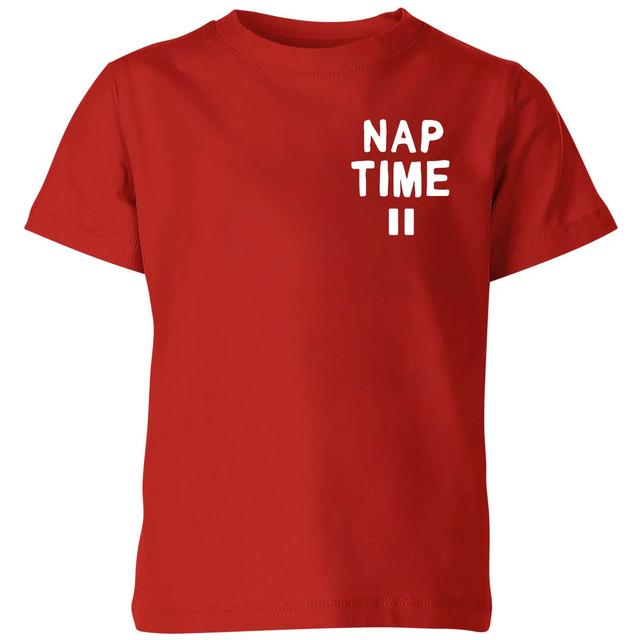 My Little Rascal Nap Time Kids' T-Shirt - Red - 7-8 Jahre - Rot on Productcaster.