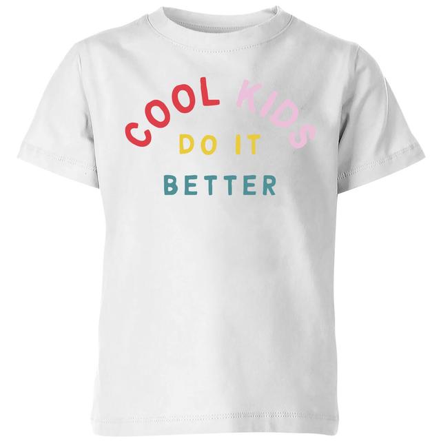 My Little Rascal Cool Kids Do It Better Kids' T-Shirt - White - 11-12 Jahre - Weiß on Productcaster.