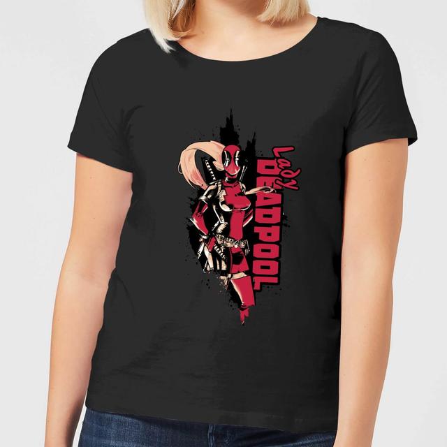 Marvel Deadpool Lady Deadpool Camiseta de Hombre - Negra - L on Productcaster.