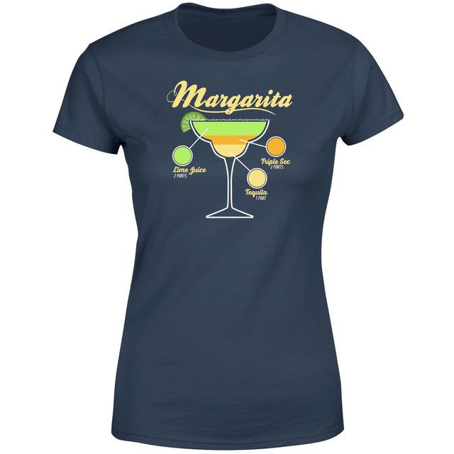 Infographic Margarita Women's T-Shirt - Navy - XXL - Navy on Productcaster.