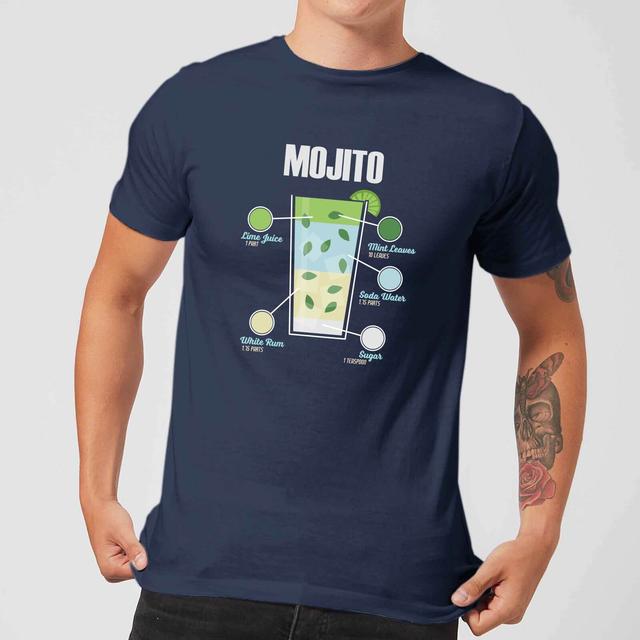 Mojito Men's T-Shirt - Navy - XL - Marineblau on Productcaster.