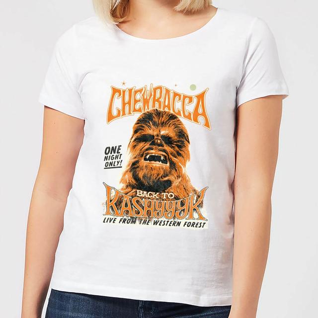 Star Wars Chewbacca One Night Only Damen T-Shirt - Weiß - M on Productcaster.