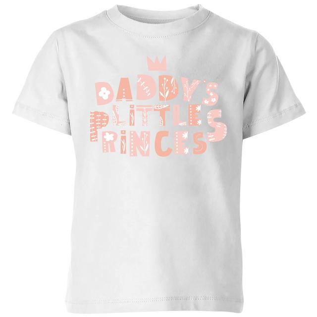 My Little Rascal Daddy's Little Princes Kids' T-Shirt - White - 7-8 Jahre - Weiß on Productcaster.