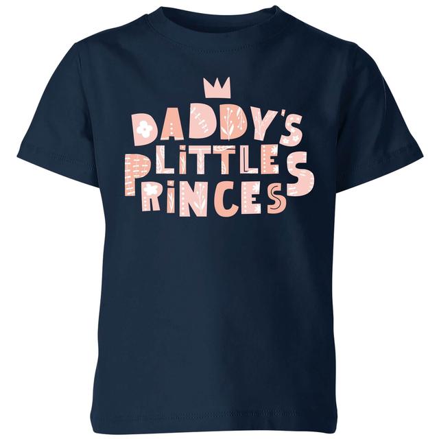 My Little Rascal Daddy's Little Princes Kids' T-Shirt - Navy - 7-8 Jahre - Marineblau on Productcaster.