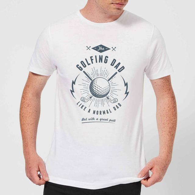 Golfing Dad Men's T-Shirt - White - M on Productcaster.