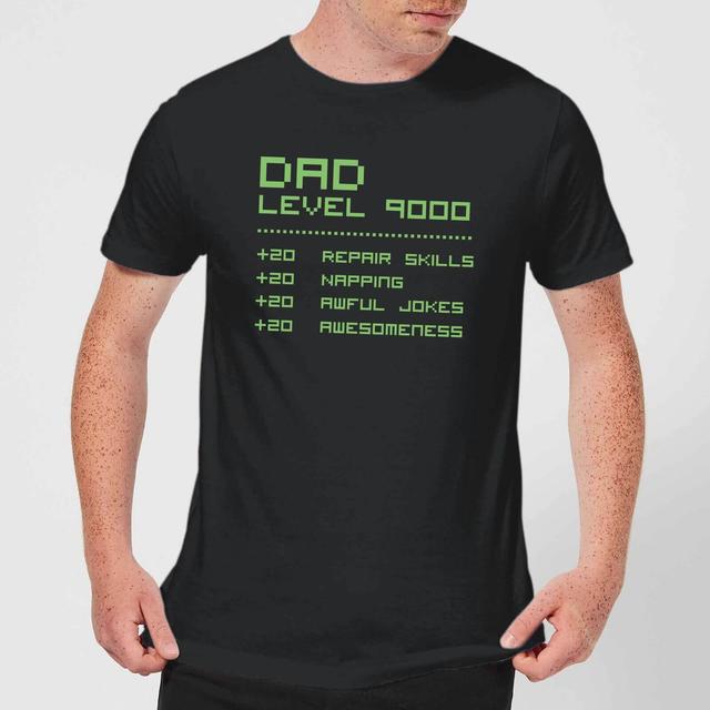 Dad Level Up Men's T-Shirt - Black - XS - Schwarz on Productcaster.