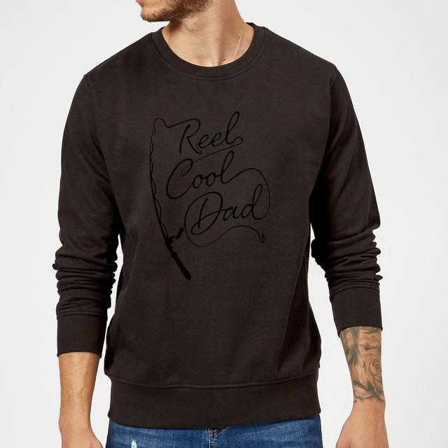 Reel Cool Dad Sweatshirt - Black - M - Black on Productcaster.