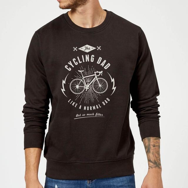 Cycling Dad Sweatshirt - Black - XXL - Black on Productcaster.