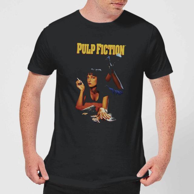 Pulp Fiction Poster Herren T-Shirt - Schwarz - 3XL - Schwarz on Productcaster.